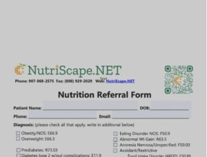 Nutrition Referral Form